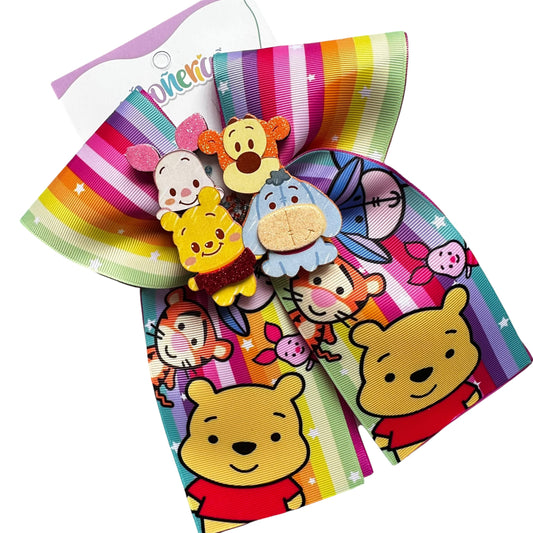Moño Winnie Pooh Rayas