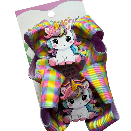 Par Unicornios Cuadros Colores